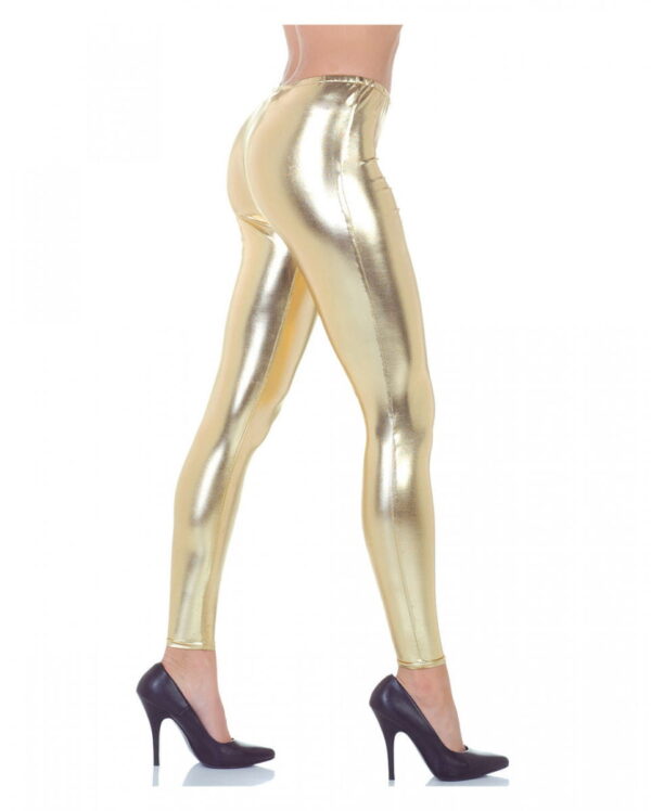 Kostümleggings metallic gold Faschingskostüme online kaufen L/XL