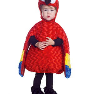 Mini Plüsch Papagei Babykostüm für Fasching L