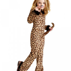 Niedlicher Leopard Kinderkostüm für Fasching! L