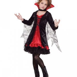 Vampir Kinder Kostümkleid mit Spitze ordern ★ L