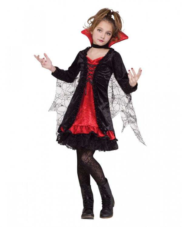 Vampir Kinder Kostümkleid mit Spitze ordern ★ S