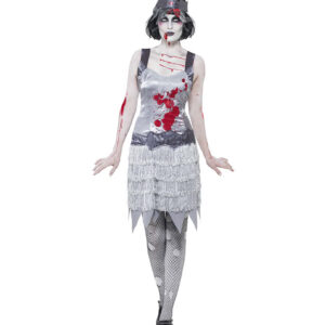 Zombie Flapper Damenkostüm für Halloween & Fasching L