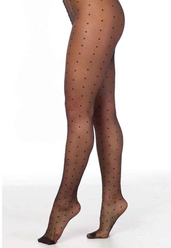 Pamela Mann - Luxury Sheer Dotty Black - Strumpfhosen