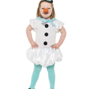 Snowgirl Kinderverkleidung Winterliches Kinderkostüm für Mädchen S