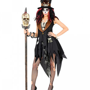 Voodoo Priesterin Halloween Kostüm für Damen M