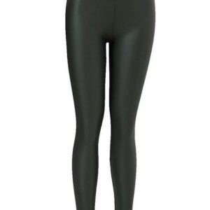 cofi1453 Leggings Damen Lederhose Leder Leggings Lederimität Jeggings Hohe Taille Leather Strumpfhose