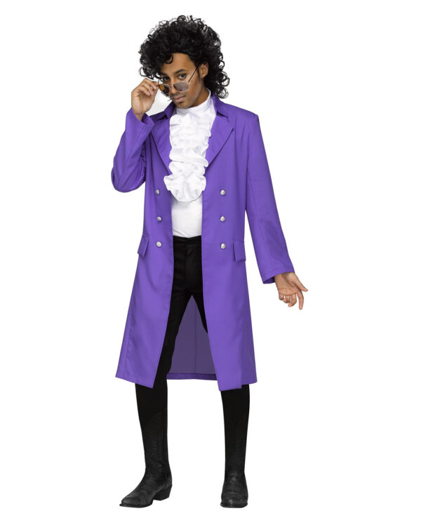 80s Purple Rain Kostüm für Karneval One Size