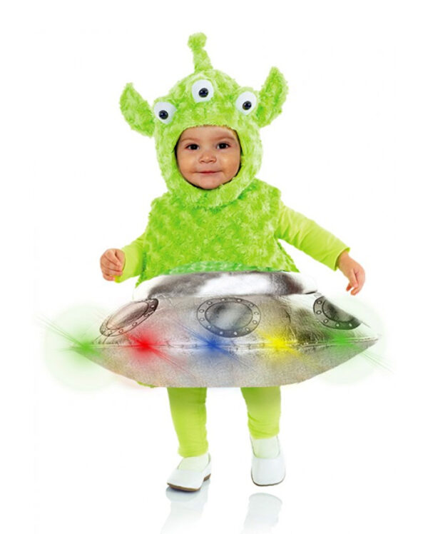 Alien & Ufo mit LED´s Kleinkinderkostüm bestellen XL