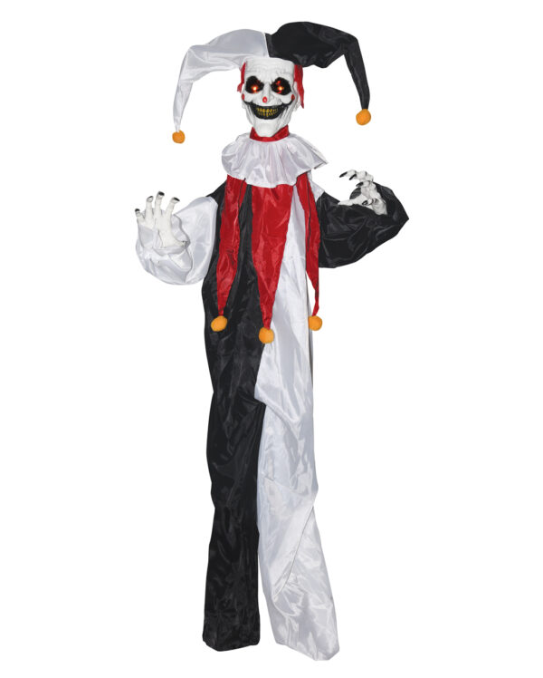 Animierte Horrorclown Hängefigur 144cm ➤ Gruseldeko