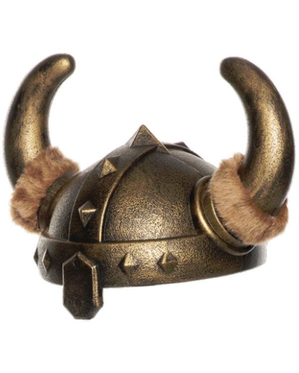 Antiker Wikinger Helm Bronze als Kostümzubehör