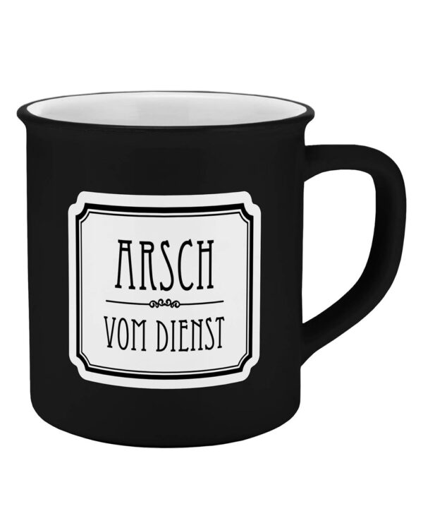 Arsch vom Dienst Keramik Tasse als Geschenkartikel