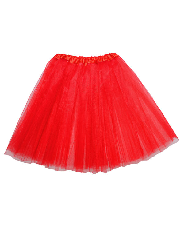 Ballerina Tutu für Kinder Rot als Kostüm Accessoire