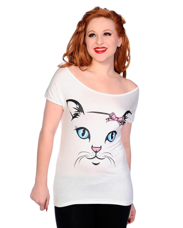 Damenshirt Katze   Katzenshirt L