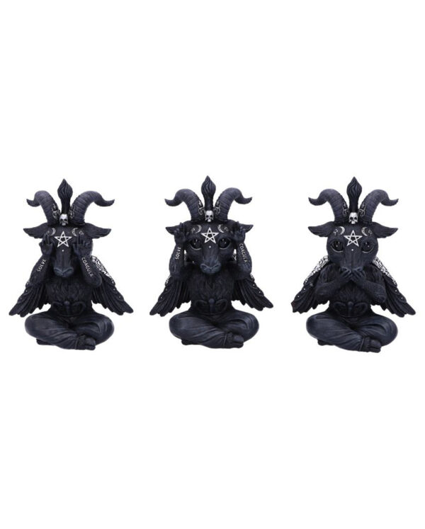 Baphoboo Figuren 3er-Set 13,4cm  Okkult-Deko