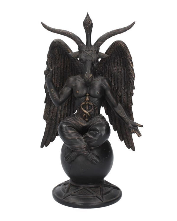 Baphomet Antik Figur mit Pentagramm ★