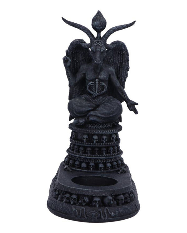 Baphomet's Devotion Teelicht Halter 17cm ✤