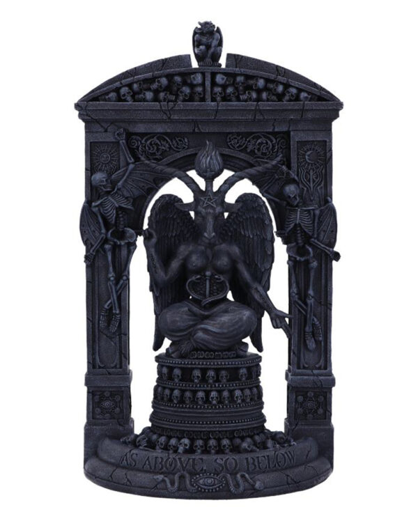 Baphomet's Tempel Aufsteller 28cm  Okkult Deko