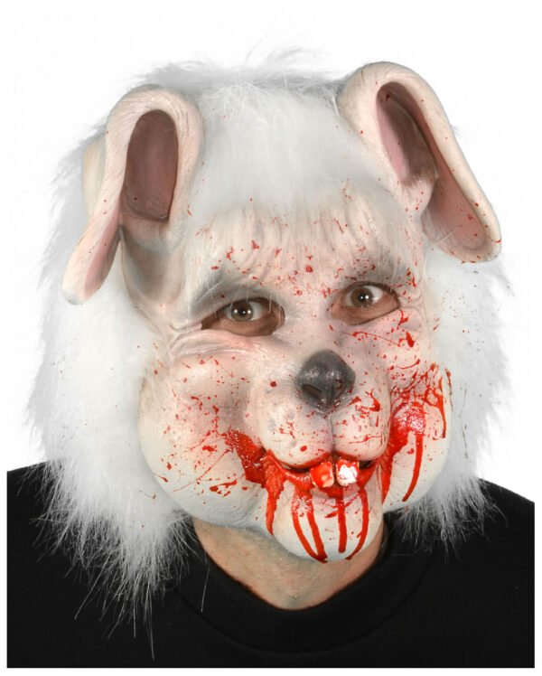 Bloody Bunny Horror-Maske für Halloween