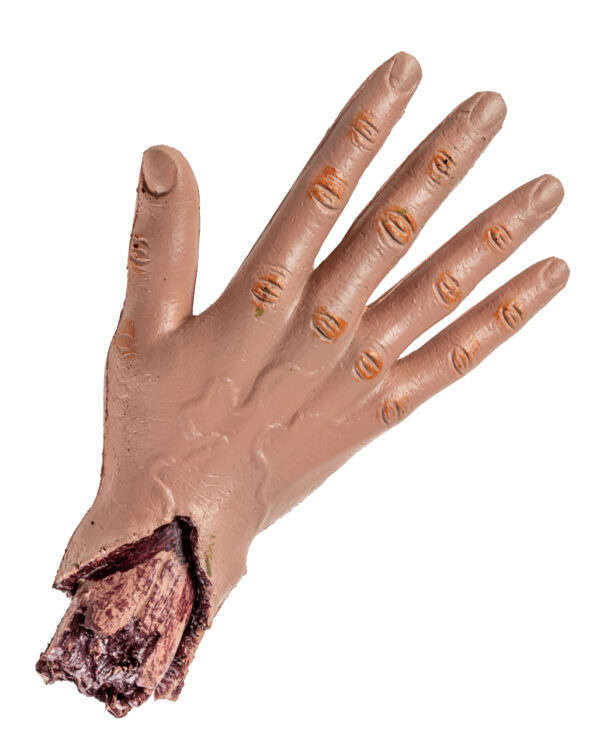 Blutige Zombie Hand Halloween Deko