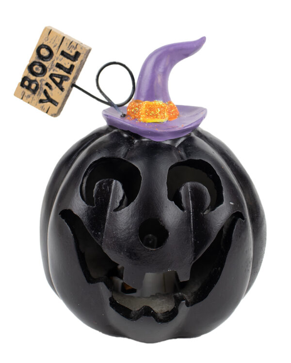 Boo Y'all Halloween Jack O'Lantern mit LED 14cm ★