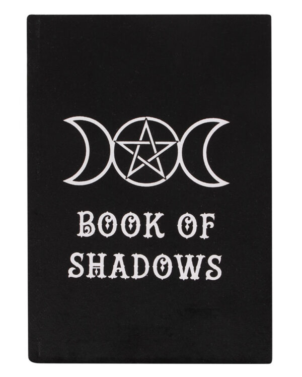 Book of Shadows A5 Samt Notizbuch  Gothic Tagebuch