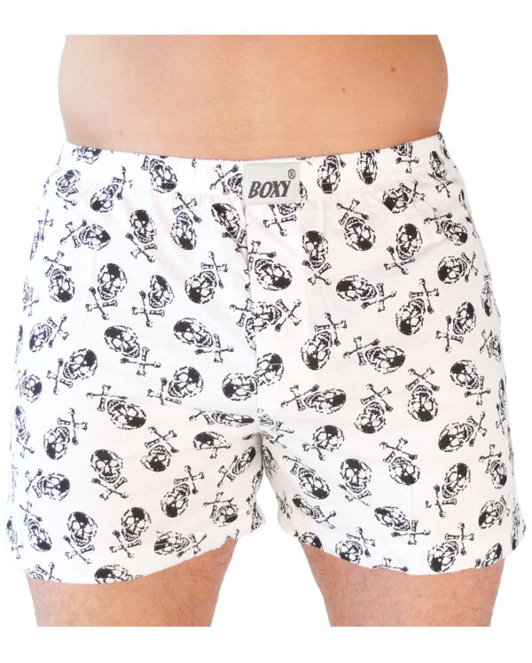 Boxershorts mit Totenköpfen für Gothic Fans M