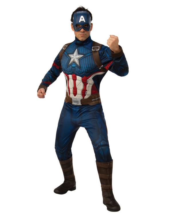 Captain America 3D Muskel Kostüm bestellen XL