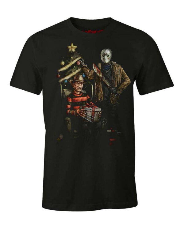 Freddy & Jason Christmas T-Shirt  Jason Vorhees T-Shirt kaufen XL