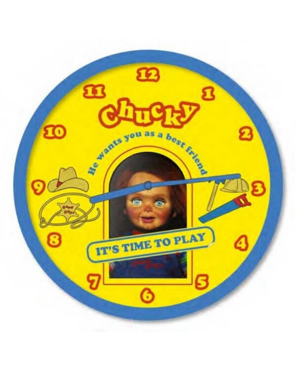 Chucky Child's Play Wanduhr 25cm bestellen