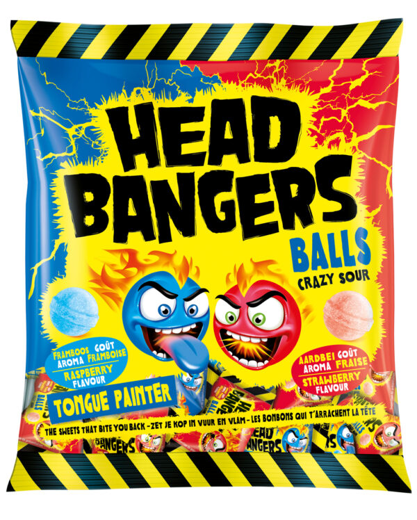 Crazy Sour Head Bangers Balls 135g online kaufen