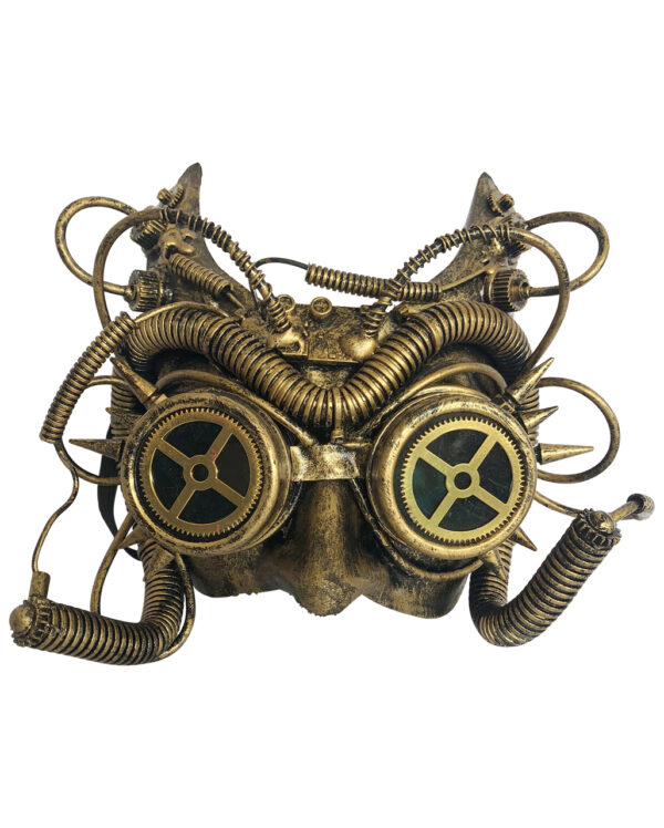 Cyber Owl Steampunk Maske  Fliegerbrille