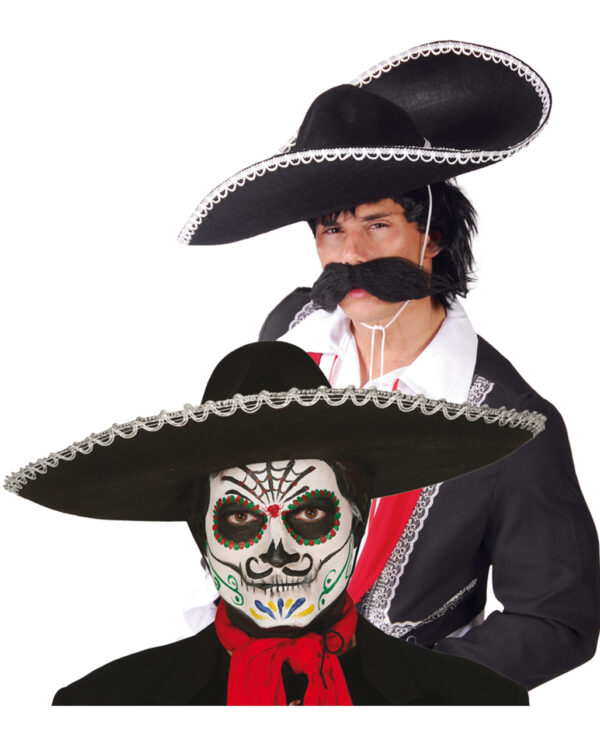 Day of the Dead Sombrero für Halloween & Fasching