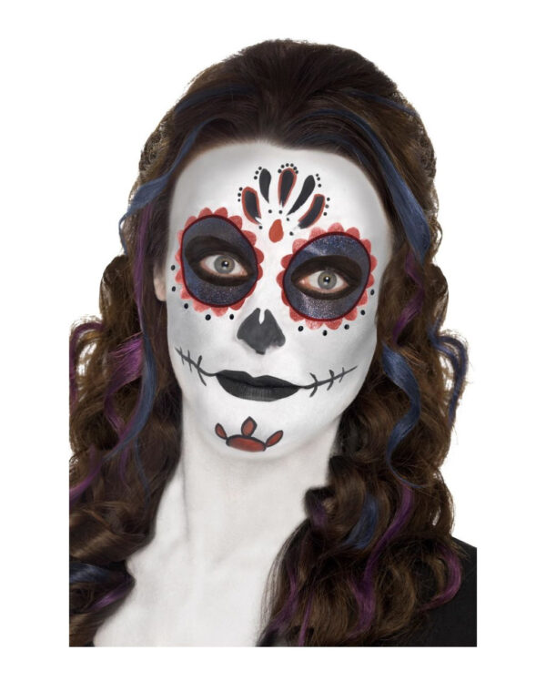 Day of the Dead Schmink-Set für Halloween & Fasching