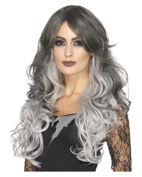 Gothic Braut Perücke Deluxe als Halloween Perücke