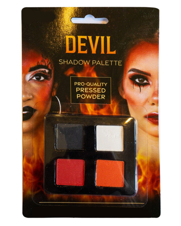 Devil Make-Up Puder Palette  Halloween Schminke