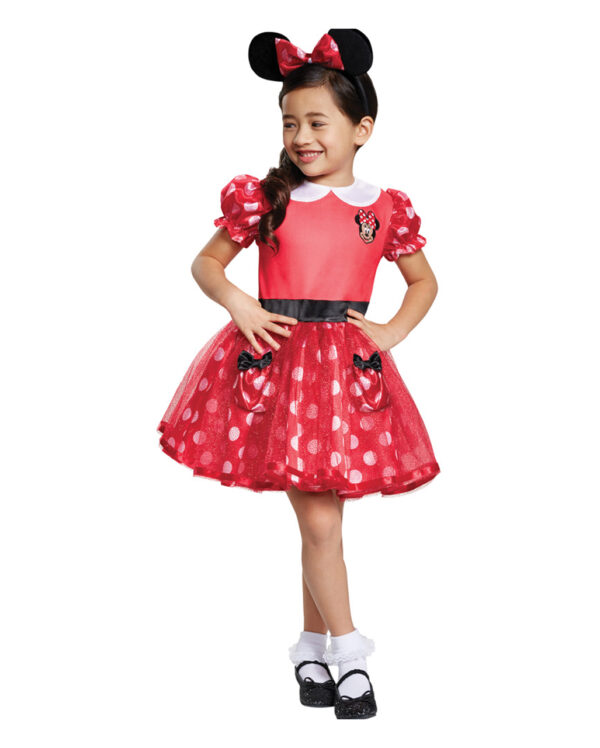 Minnie Mouse Kinder Kostümkleid Rot ✿ für Fasching Baby