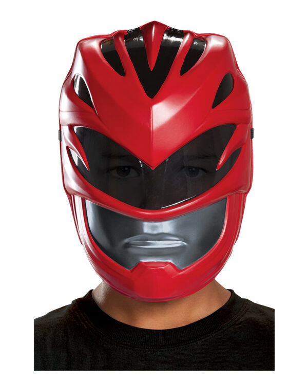 Red Ranger Kinder Halbmaske Power Rangers ➔ Fasching