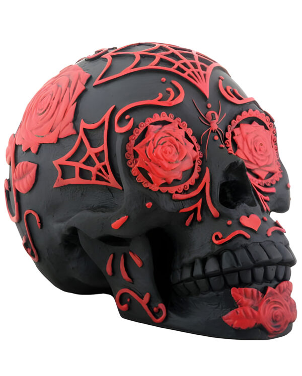 Dia De Los Muertos - Schwarzer Sugar Skull 12cm ★★