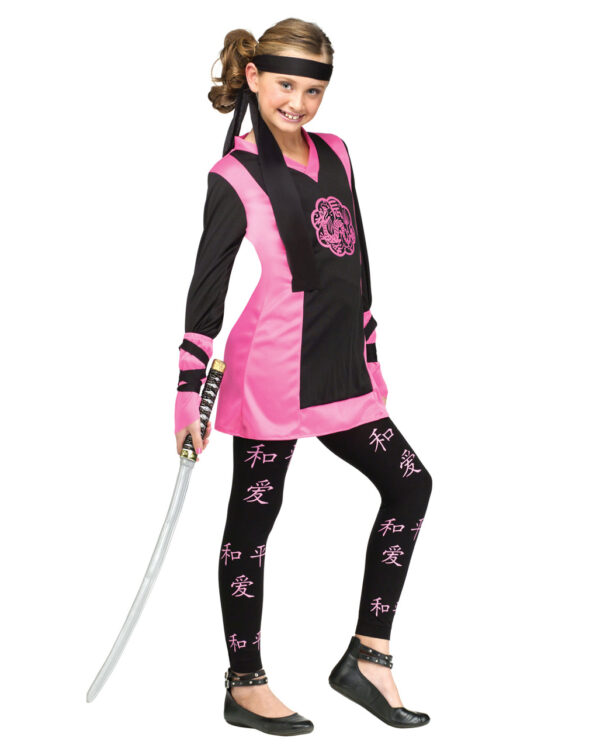 Dragon Ninja Girl Kostüm  JETZT online shoppen ✔ L / 12-14 Jahre