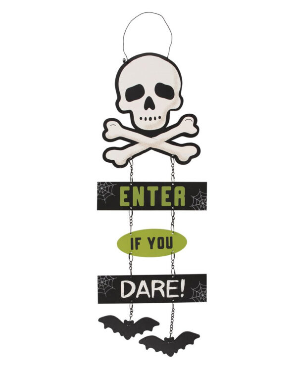 Enter If You Dare Halloween Schild 30cm  HIER online kaufen!