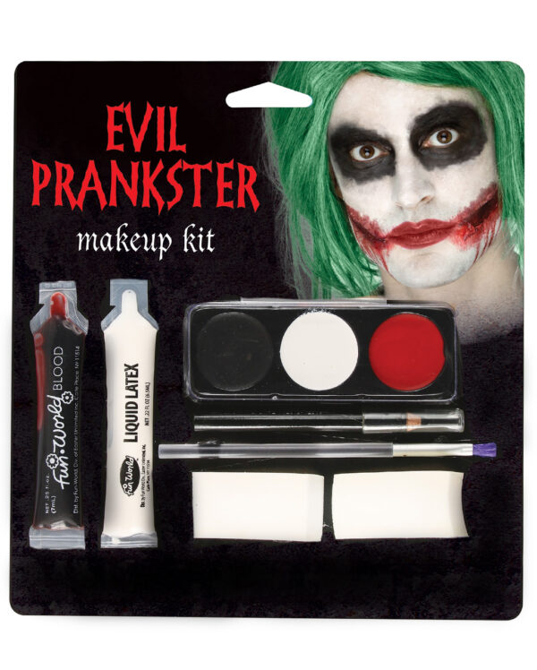 Bad Joker Make-up Set  Halloween Make-Up