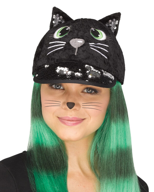 Fancy Black Cat Cap ★