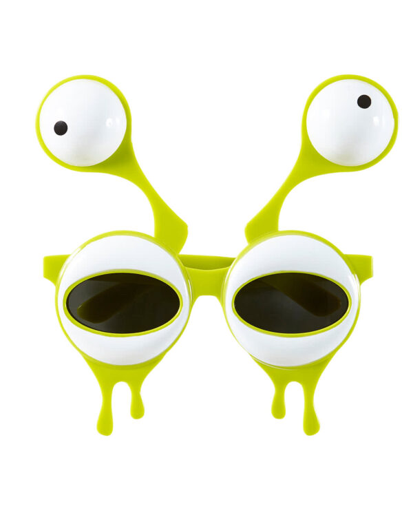 Faschingsbrille mit Alienaugen