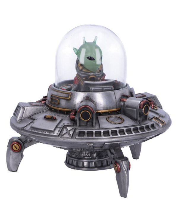 First Contact Alien & UFO Figur 14cm Sci-Fi Deko