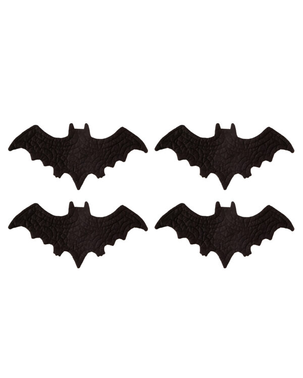 Fledermaus Platzmatten 4er Set 33cm für Halloween ★