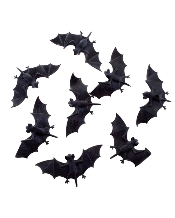 Fledermaus Deko 8er Pack für Halloween kaufen