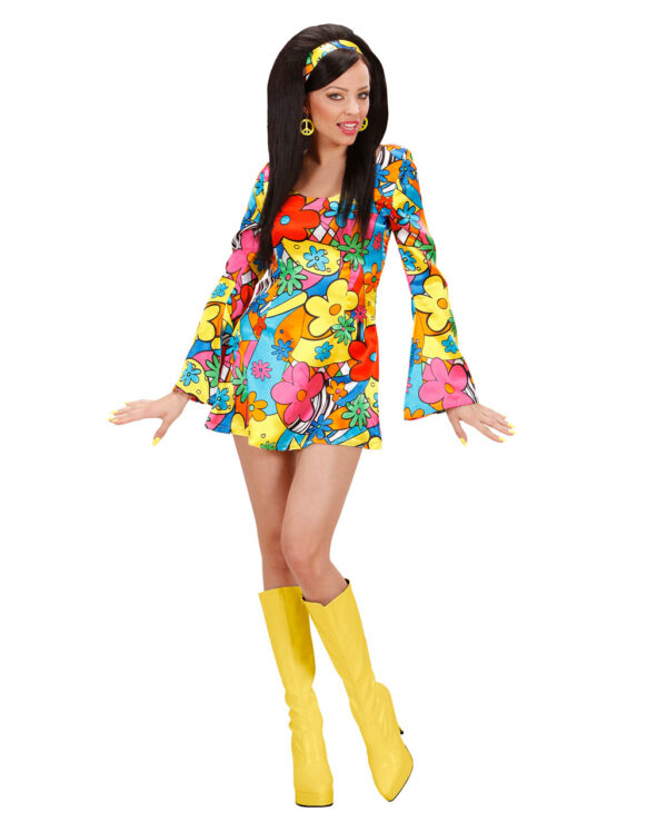 Flower Power Girl Kostüm online shoppen L