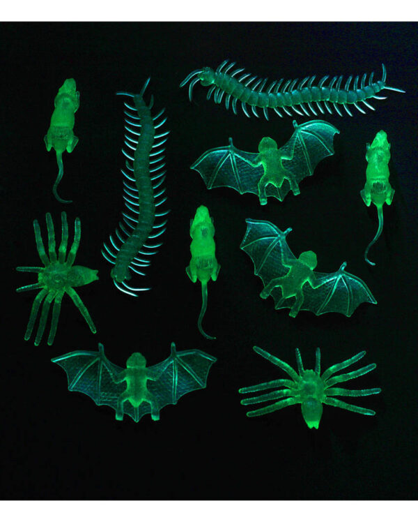 Grusel Insekten Glow in the Dark 10 St. für