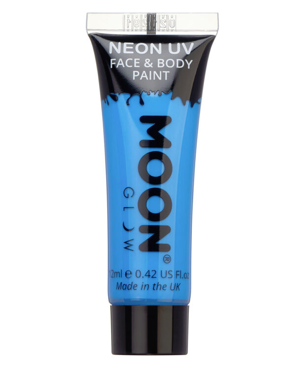 Glow in the Dark Make-up Blau fluoreszierend