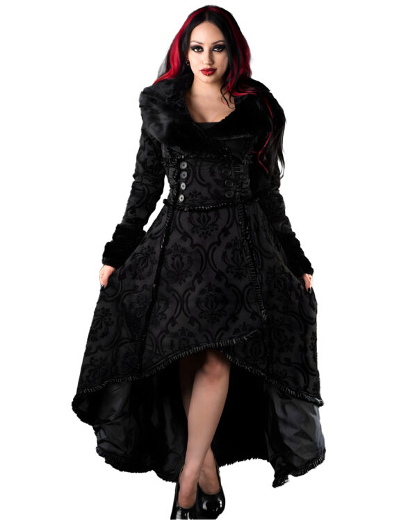 Gothic Brokat Mantel Evil Queen online bestellen L/XL